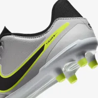 Nike Jr. Tiempo Legend 10 Academy Little/Big детские Multi-Ground Low-Top футбольные бутсы цвет серый