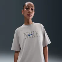 Nike Sportswear Essential женская Boxy футболка цвет серый