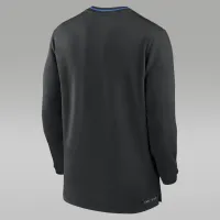 UCLA Bruins Sideline Coach мужские Nike Dri-FIT College 1/2-Zip Long-Sleeve Top цвет черный