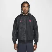 Chelsea FC Strike Third мужские Nike Dri-FIT Soccer Anthem Куртка цвет черный