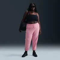 Nike Sportswear Club Fleece женская Mid-Rise оверсайз Sweatpants (большие размеры) Pink