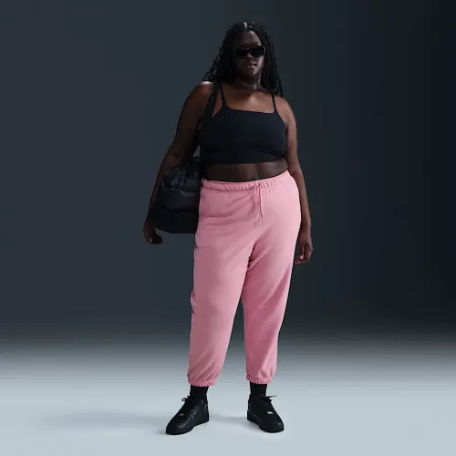 Nike Sportswear Club Fleece женская Mid-Rise оверсайз Sweatpants (большие размеры) Pink