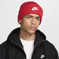 Nike Peak Futura Beanie колір червоний