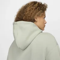 Nike Sportswear Tech Fleece женская оверсайз Толстовка с капюшоном цвет зеленый
