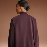 NikeSKIMS Matte Tricot женская оверсайз Full-Zip Track Куртка цвет красный