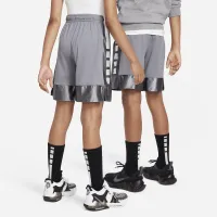 Nike Dri-FIT Elite 23 Big детские (для мальчиков) баскетбольные шорты цвет серый
