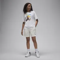 Nike Jordan жіноча Graphic Girlfriend футболка колір білий