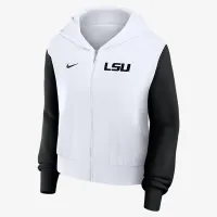 LSU Athletic Prep Colorblocked Script Women’s Nike College Full-Zip Толстовка с капюшоном цвет белый