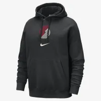 Portland Trail Blazers Club Fleece City Edition чоловічі Nike NBA Pullover Толстовка з капюшоном колір чорний