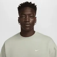 Nike Solo Swoosh мужские Fleece Crew цвет зеленый