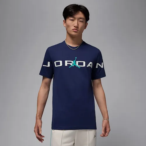 Nike Jordan чоловічі футболка блакитний