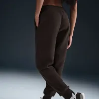 Nike Sportswear Phoenix Plush женская Mid-Rise Cozy Fleece Pants цвет коричневый