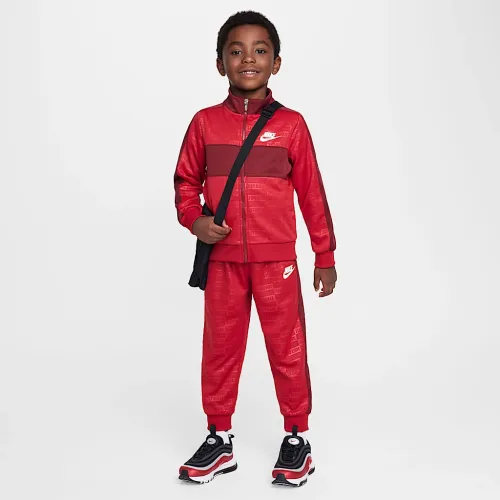 Nike Dri-FIT Sportswear Textuцвет красный Club Little детские 2-Piece Tricot набор цвет красный