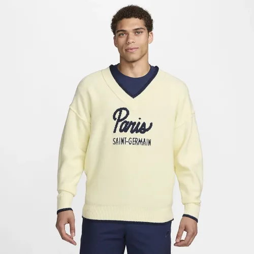 Paris Saint-Germain Tech Pack чоловічі Nike Soccer Knit Sweater колір коричневий