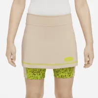 Nike Dri-FIT Icon Clash Big дитячі (Girls') 2-in-1 тренувальні спідниця колір коричневий