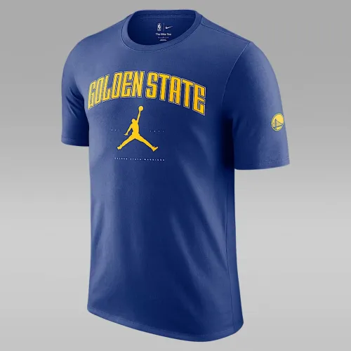 Nike Golden State Warriors Essential чоловічі Jordan NBA футболка блакитний