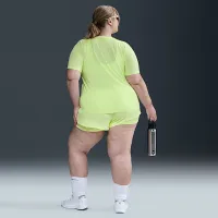 Nike One Classic жіноча Dri-FIT Short-Sleeve Top (великі розміри) Yellow