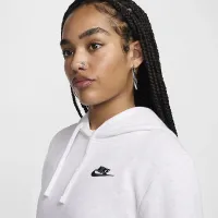 Nike Sportswear Club Fleece жіноча Pullover Толстовка з капюшоном колір коричневий