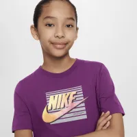 Nike Sportswear Big детские футболка цвет фиолетовый