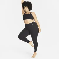 Nike Zenvy женская Gentle-Support С высокой Талией Full-Length лосины (большие размеры) цвет черный