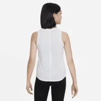 Nike One Big дитячі (Girls') Dri-FIT тренувальні Tank колір білий
