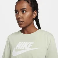Nike Sportswear Essential женская Cropped Logo T-Shirt Green