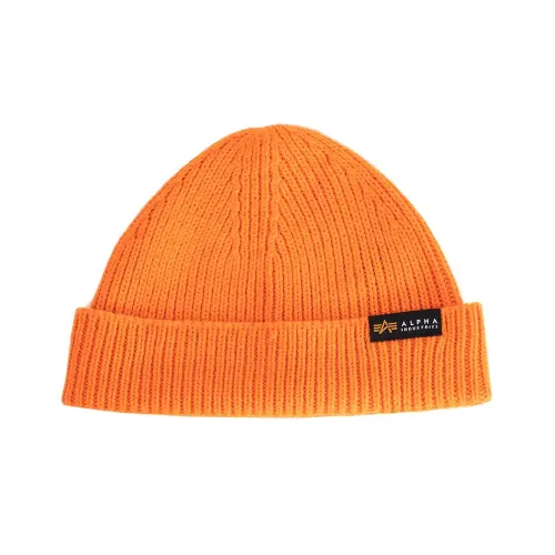 Шапка Alpha Industries Dockers Beanie 138905429 - оранжевая