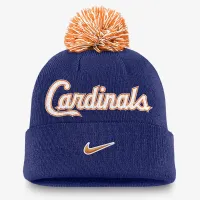 St. Louis Cardinals Peak чоловічі Nike MLB Cuffed Pom Beanie блакитний