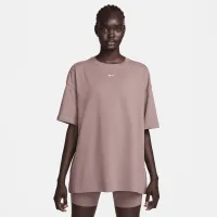 Nike Sportswear Essential жіноча оверсайз футболка колір фіолетовий