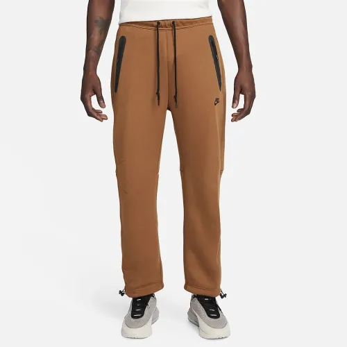 Nike Sportswear Tech Fleece чоловічі Open-Hem Sweatpants колір коричневий