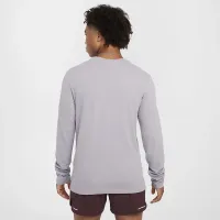Nike Dri-FIT мужские Long-Sleeve Trail Running футболка цвет серый