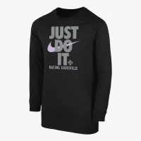 Racing Louisville Big дитячі (для хлопчиків) Nike Soccer Long-Sleeve футболка колір чорний
