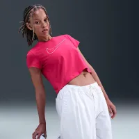 Nike Sportswear женская Short-Sleeve Graphic футболка Pink