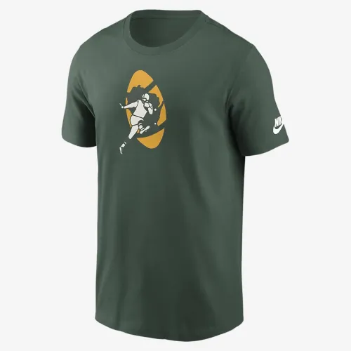 цвет зеленый Bay Packers Rewind Logo Essential мужские Nike NFL футболка цвет зеленый