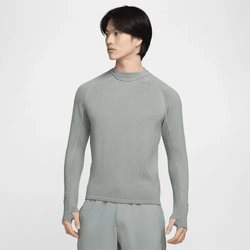 Nike Every Stitch Consideколір червоний чоловічі Long-Sleeve Computational Knit Top колір сірий