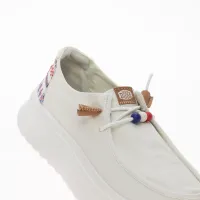 Кроссовки Hey Dude Wendy Peak Baja Stripe 40739-100 - Белые