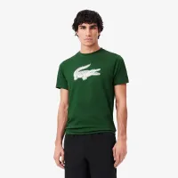Футболка Lacoste Sport 3D Print Crocodile Breathable Jersey TH2042-YRR - зелена