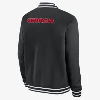 Georgia Bulldogs Sideline мужские Nike College Full-Zip Bomber Куртка цвет черный