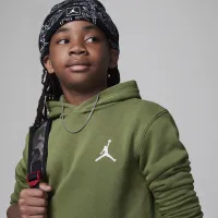 Nike Jordan MJ Essentials Big детские Pullover Толстовка с капюшоном цвет зеленый