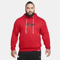 Nike Dri-FIT Standard Issue чоловічі Pullover баскетбольні Толстовка з капюшоном колір червоний
