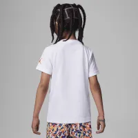 Nike Jordan Poolside Jumpman Little дитячі Graphic футболка колір білий