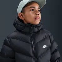 Nike Sportswear All Day Play Big дитячі Therma-FIT Loose-Fit Puffer Куртка колір чорний