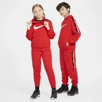 Nike Sportswear Club Big детские Pullover Knit Толстовка с капюшоном цвет красный