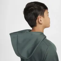 Nike Big дитячі Therma-FIT Winterized тренувальні Толстовка з капюшоном колір зелений