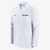 Georgia Bulldogs Sideline Coach чоловічі Nike College 1/2-Zip Hooded Куртка колір білий