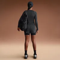 NikeSKIMS Airy жіноча Long-Sleeve Crew-Neck Top колір чорний