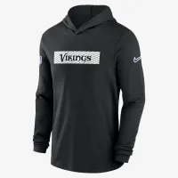 Minnesota Vikings Sideline чоловічі Nike Dri-FIT NFL Long-Sleeve Hooded Top колір чорний