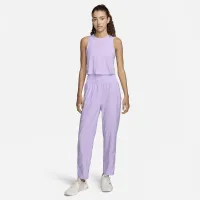 Nike One Classic женская Dri-FIT Cropped Tank Top цвет фиолетовый