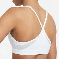 Nike Indy женская Light-Support Padded V-Neck Sports Bra цвет белый