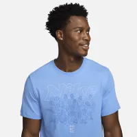 NikeCourt чоловічі Dri-FIT Tennis футболка блакитний
